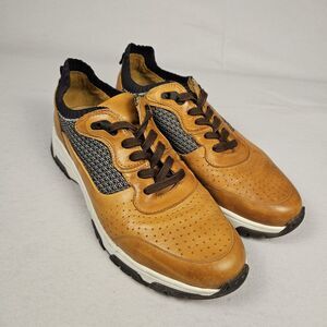 GREATS Brooklyn Leather Sneaker Mesh Lace Up Casual Shoe Mens Size 10.5 Portugal